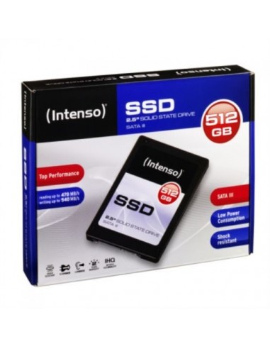 SSD Intenso 3812450 Top 2.5" 512GB, 540/470 MB/s, SATA3
