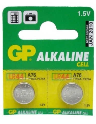 Baterija gumb alkalna GP GPA76 1,5V LR44