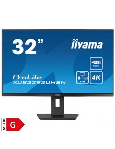 Monitor IIYAMA 31.5"/80cm XUB3293UHSN-B5, HDMI/DP, 3840x2160@60Hz, 1.000:1, 350 cd/m2, 4ms