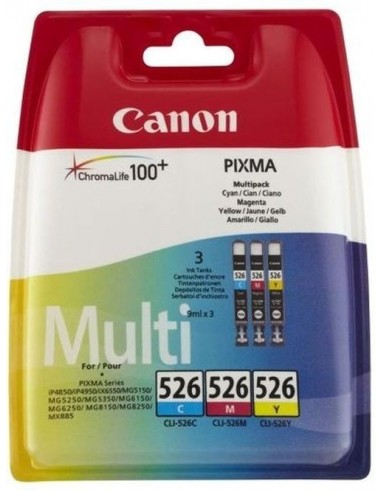Canon komplet kartuš CLI-526 C+M+Y