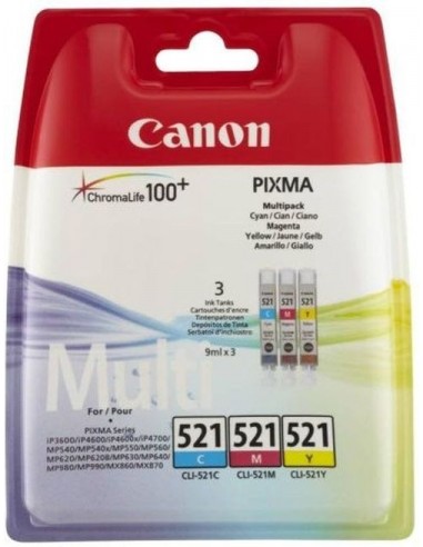Canon komplet kartuš CLI-521 C+M+Y