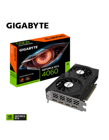 Grafična kartica Gigabyte RTX4060 WINDFORCE OC (GV-N4060WF2OC-8GD) 8GB GDDR6