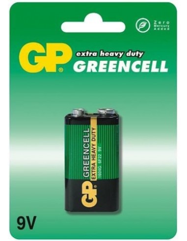 Baterija alkalna GP 9V GP1604G, GreenCell