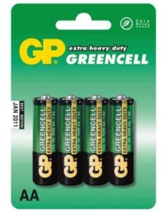 Baterija GP GreenCell 1.5V AA 4x LR06
