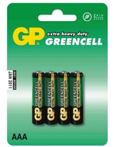 Baterija alkalna GP 1,5V AAA LR03 4x, GreenCell