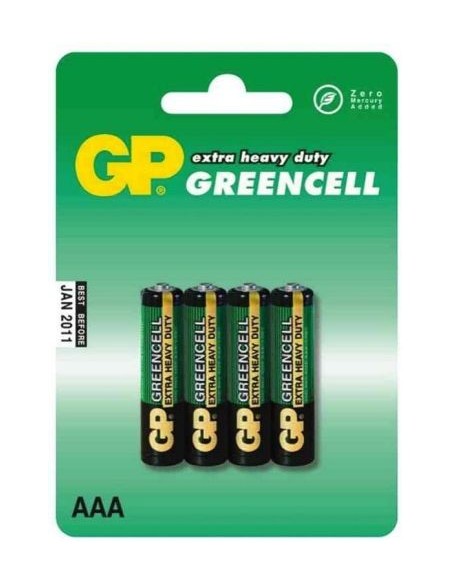 Baterija GP GreenCell 1.5V AAA 4x LR03