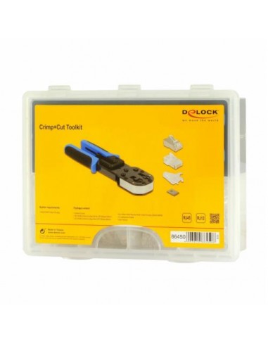 Klešče za sestavo RJ45/RJ12 konektorja  Delock Crimp & Cut (86450)