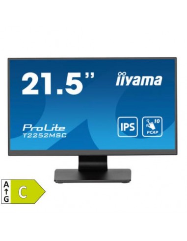Monitor IIYAMA 21.5"/55cm T2252MSC-B2, HDMI/DP, 1920x1080, 1.000:1, 250 cd/m2, 5ms