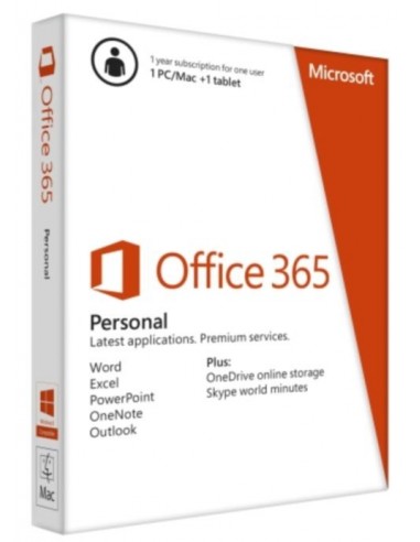 MS Office 365 Personal Slo FPP 1-letna naročnina QQ2-00083 (Word, Excel, PowerPoint, OneNote, Outlook, Access, Publisher, OneDri