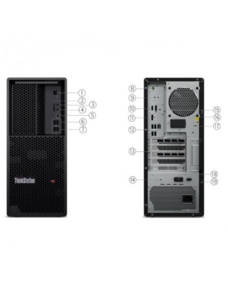 Delovna postaja Lenovo ThinkStation P3 (30GS001TGE) i5-13500/8GB DDR5/512 GB/Win11Pro