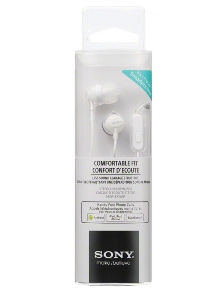 Slušalke Sony MDREX15APW
