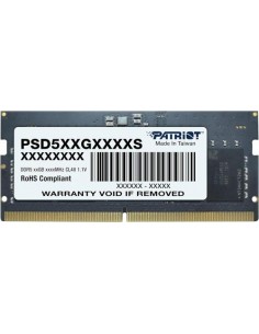 RAM SODIMM DDR5 16GB 5600MHz Patriot Signature Line (PSD516G560081S)