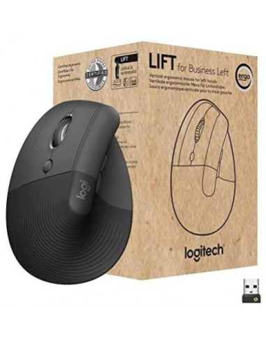 Miška Logitech Lift LEFT Vertical Ergonomic For Business (	910-006495) grafitna, za levičarje