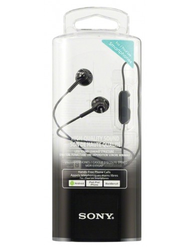 Slušalke Sony MDREX110APB.CE7, črne