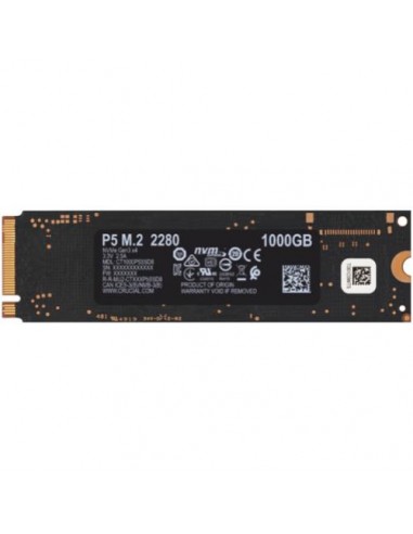 SSD Crucial P5 (CT1000P5SSD8) M.2 1TB, 3400/3000MB/s
