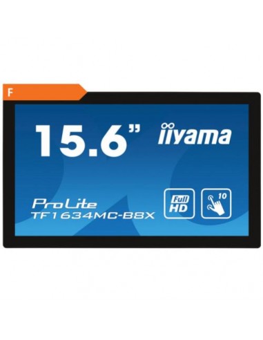 Monitor IIYAMA 15.6"/39.6cm TF1634MC-B8X, VGA/HDMI/DP, 1920x1080, 700:1, 450 cd/m2, 25ms