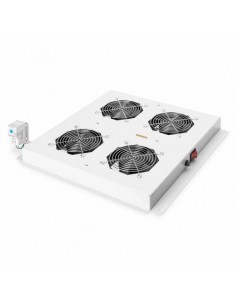 Komunikacijska omara - hladilna enota 4x vent. s termostatom Digitus siva (DN-19 FAN-4-N)