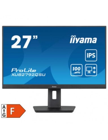 Monitor IIYAMA 27"/68,5cm XUB2792QSU-B6, HDMI/DP, 2560x1440, 250 cd/m2, 0.4ms