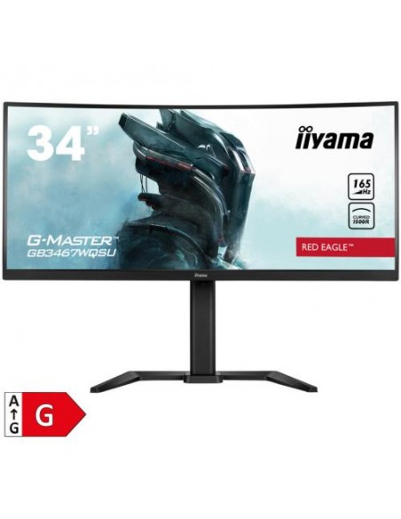 Monitor Viewsonic 34"/86.36cm GB3467WQSU-B5, 3440x1440, 165hz, 3000:1, 550 cd/m2, 0.4ms