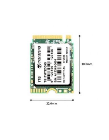 SSD Transcend MTE300S (TS512GMTE300S) M.2 512GB, 2000/1100 MB/s, PCIe NVMe