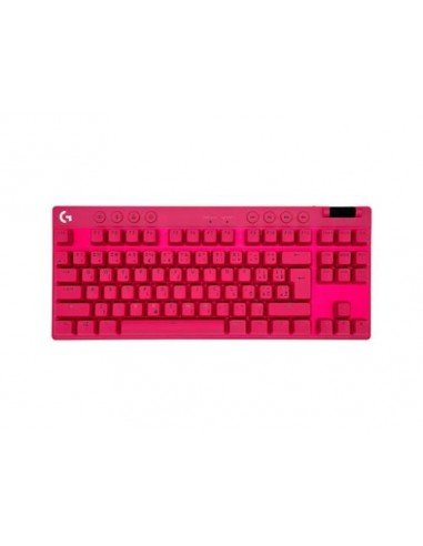 Tipkovnica Logitech G PRO X TKL Brown Tactile (920-012159) Lightspeed, roza, USB, SLO g.