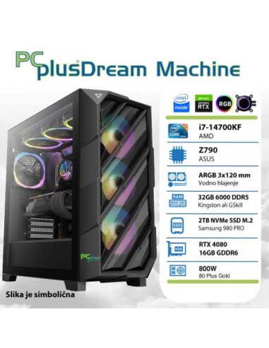 PC PCplus Dream Machine (145565) i7-14700KF 32GB 2TB NVMe SSD GeForce RTX 4080