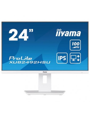Monitor IIYAMA 23.8"/60.5cm XUB2492HSU-W6, HDMI/DP, 1920x1080@100Hz, 1300:1, 250 cd/m2, 4ms
