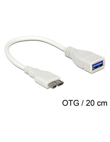 Kabel USB3.0 A-B mikro OTG 0,2m Delock 83469