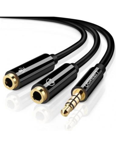 Adapter audio 3.5mm M - 2 x3.5mm Ž, Ugreen 30620