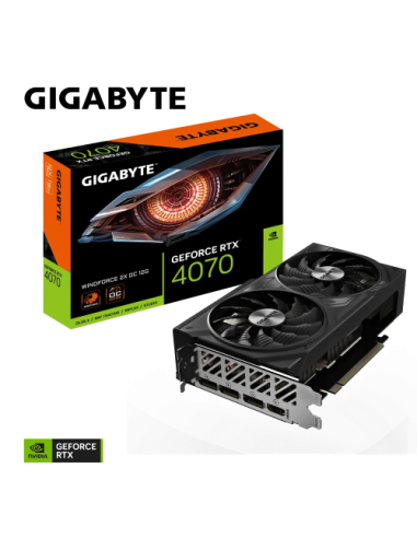 Grafična kartica Gigabyte RTX4070 WINDFORCE 2X OC (GV-N4070WF2OC-12GD) 12GB GDDR6X