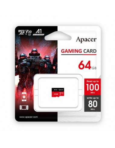 Spominska kartica Micro SDXC 64GB Apacer (AP64GMCSX10U7-RAGC)