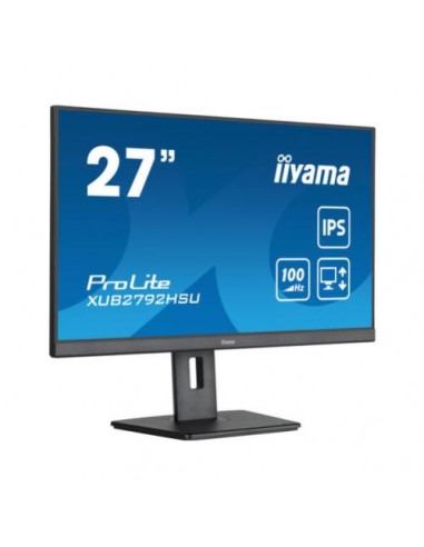 Monitor IIYAMA 27"/68,5cm XUB2792HSU-B6, HDMI/DP, 1920x1080@100Hz, 1300:1, 250 cd/m2, 0.4ms