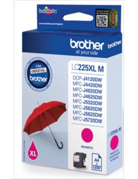 Brother kartuša LC-225XLM Magenta za DCP-J4120, MFC-J4420/J4620/J5320/J5620/J5720 (1.200 str.)