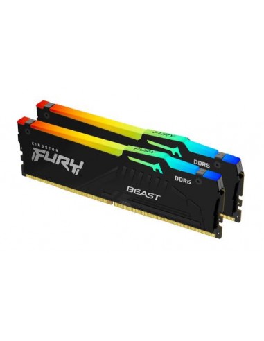 RAM DDR5 2x8GB 5200MHz Kingston Fury Beast RGB (KF552C40BBAK2-16)