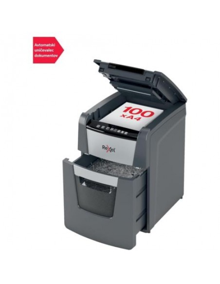 Uničevalec dokumentov Rexel Optimum AutoFeed+ 100X, P4, 4x28mm (R-2020100XEU)