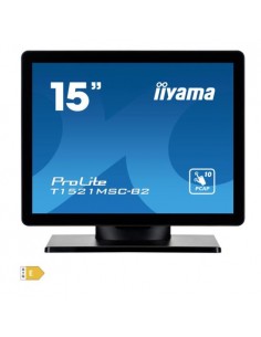 Monitor IIYAMA 15"/38cm T1521MSC-B2, 1024x768, 800:1, 370 cd/m2, 8ms