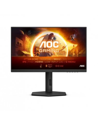 Monitor AOC 27"/68cm 27G4X, 1920x1080@180Hz, 1000:1, 300 cd/m2, 0.5ms