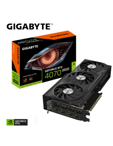 Grafična kartica Gigabyte RTX4070 SUPER WINDFORCE OC (GV-N407SWF3OC-12GD) 12GB GDDR6X