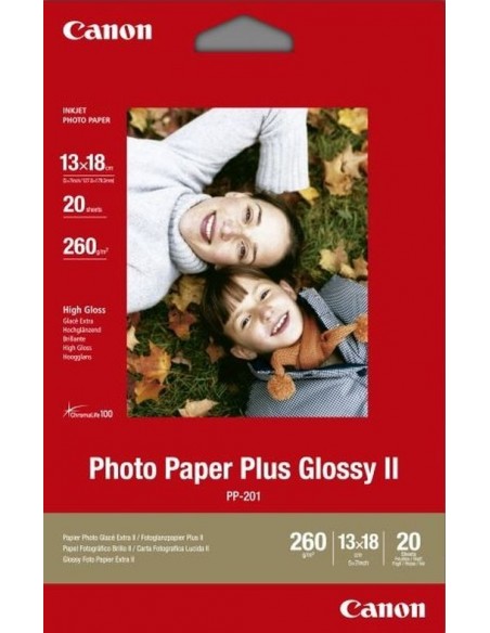 Papir Canon PP-201, 13x18cm, 20L, 260g/m2, High Gloss