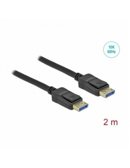 Kabel DisplayPort 2m 10K 60Hz, Delock 80262