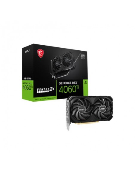 Grafična kartica MSI RTX4060Ti VENTUS 2X BLACK OC, 8GB GDDR6