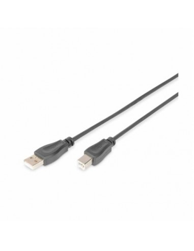 Kabel USB A-B 5m črn Digitus