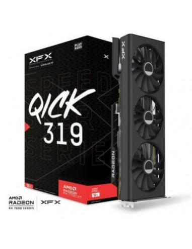 Grafična kartica XFX RX7700 XT QICK319 BLACK (RX-77TQICKB9) 12GB GDDR6