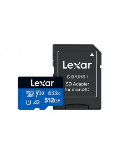 Spominska kartica Micro SDXC 512GB Lexar High-Performance 633x (LSDMI512BB633A)