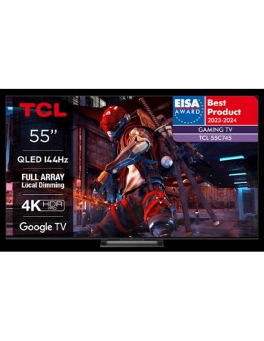 TV TCL 55C745, 140cm (55"), QLED, 3840x2160, HDMI, USB