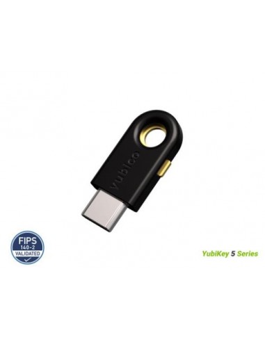 USB varnostni ključ Yubico YubiKey 5C FIPS, USB-C, črn