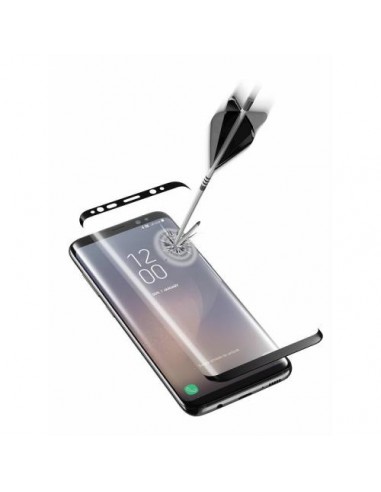 Zaščitno steklo za telefon CellularLine CURVED (TEMPGCUCFGALS8K) za Galaxy S8