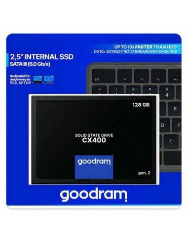 SSD GOODRAM CX-400 (SSDPR-CX400-128) 2.5" 128GB, 550/450 MB/s, SATA3