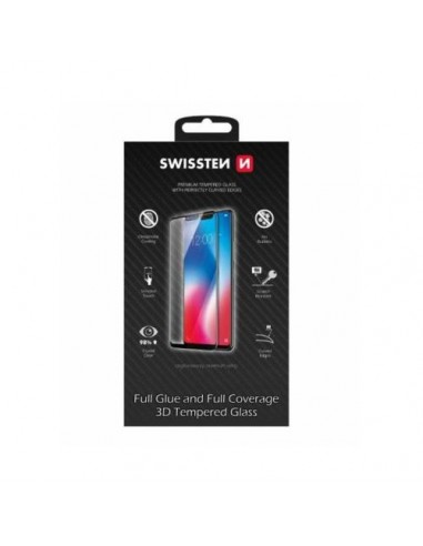 Zaščitno steklo za telefon Swissten 3D FULL GLUE (64701889) za iPhone 13 Pro Max