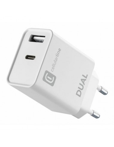 Polnilec za telefon CellularLine ACHIPHUSB2PD20WW